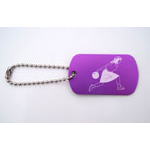 Bowling Girl Bag Tag