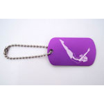 Diving Girl Bag Tag