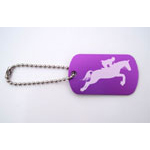 Horse Show Jumping Bag Tag