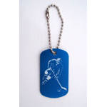 Ice Hockey Player #1 Bag Tag