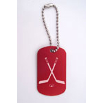 Ice Hockey Sticks & Puck Bag Tag