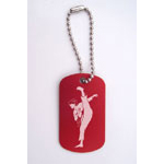 Martial Arts/Karate High Side Kick Bag Tag