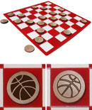 Basketball Checkers Sets