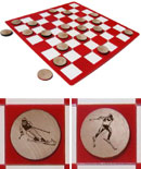 Skiing Checkers Sets