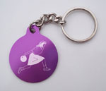 Bowling Girl Key Chain