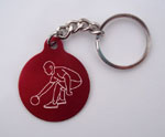 Dodgeball Pick Up Key Chain