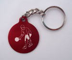 Four Square Boy Key Chain