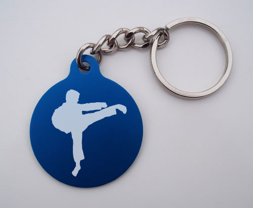 Martial Arts/Karate Yoko Geri (Side Kick) Key Chain