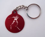 Male Skier Key Chain