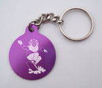 Snowboarder Girl Key Chain