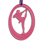 Figure Skater Laser-Etched Ornament