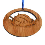 Water Polo Laser-Etched Ornaments